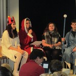 Die Weihnachtskonferenz der Theater-AG (vergrößerte Bildansicht wird geöffnet)